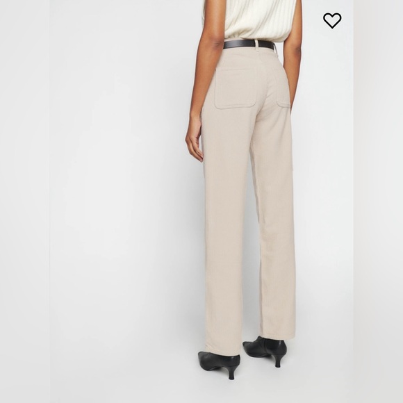 Reformation Wilder Painter High Rise Wide Leg Corduroy Pants - Picture 2 of 7